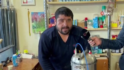 Öyle bir makine yaptı ki herkes ona dua ediyor