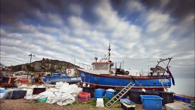 The Fishermen's Beach in Hastings