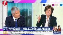 Passe d'armes sur le plateau de BFM TV entre Laurent Wauquiez et Ruth Elkrief