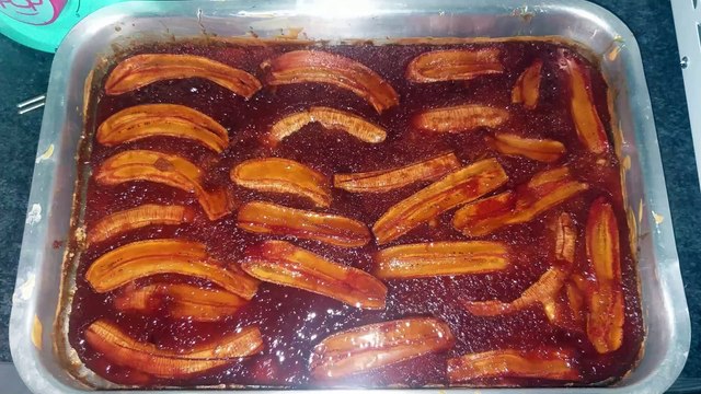 Bolo de banana de liquidificador