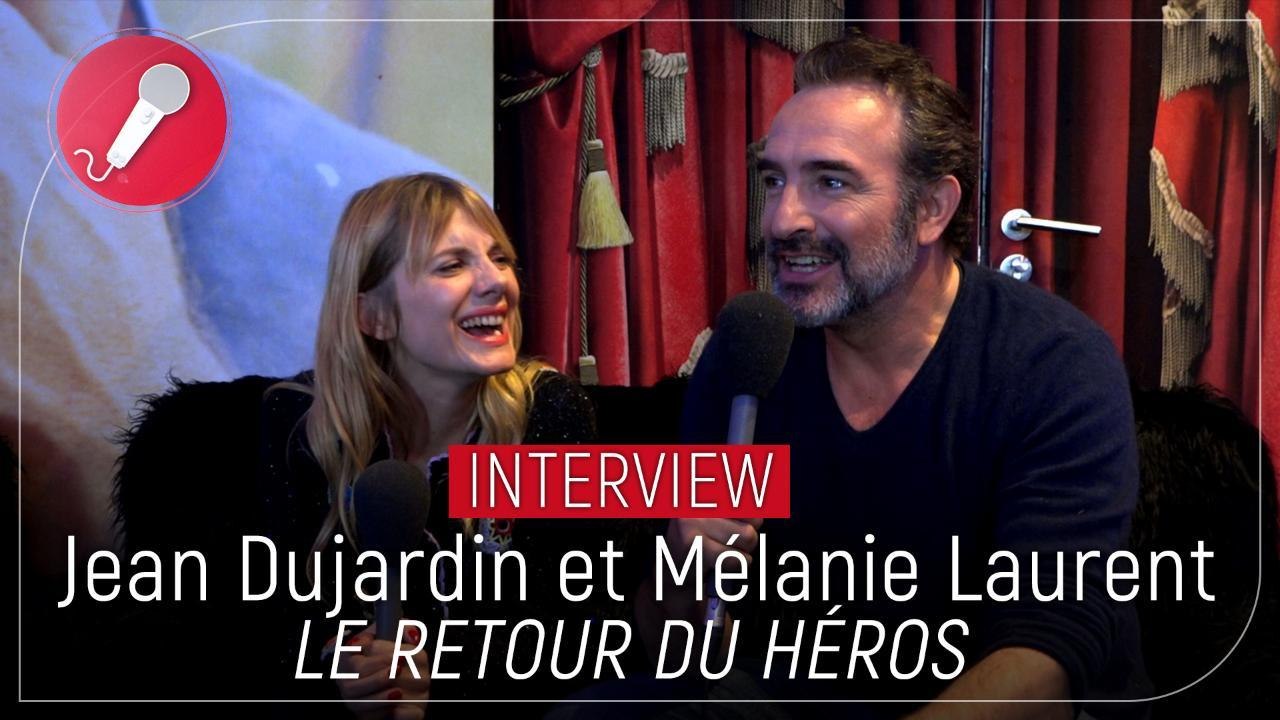 Le Retour du Héros : Jean Dujardin et Mélanie Laurent partagent leur enthousiasme avec humour
