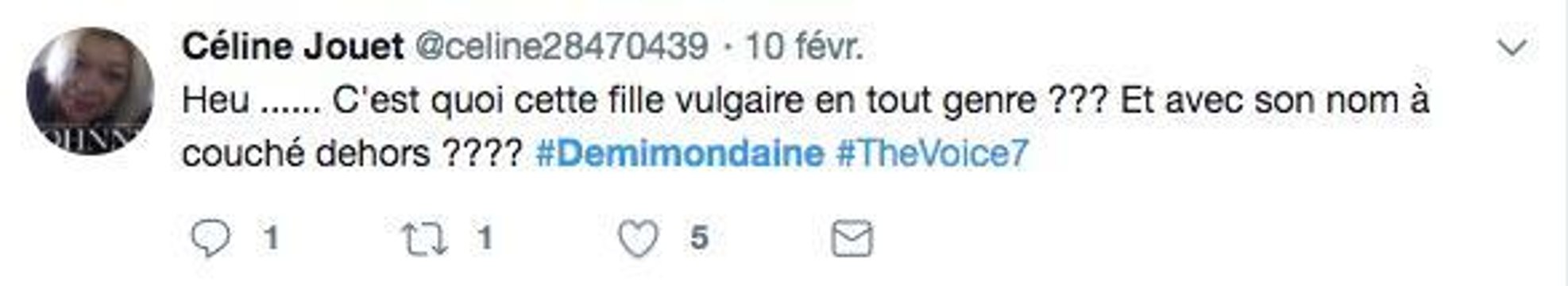 The Voice 7 : la rockeuse Demi-Mondaine divise les internautes (REVUE DE TWEETS)