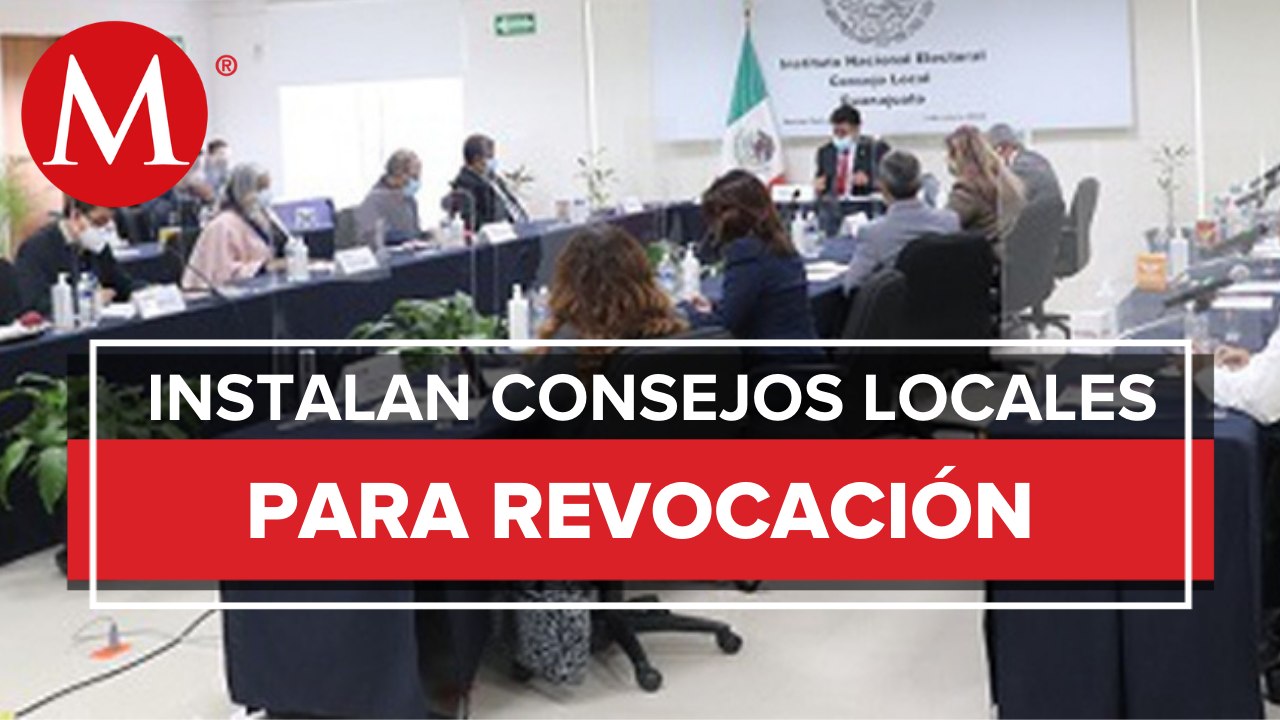 INE retoma actividades de revocación de mandato e instala 32 consejos locales