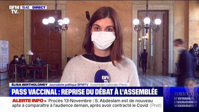 Pass vaccinal: la reprise du débat à l'Assemblée nationale aura lieu à l'arrivée de Jean Castex
