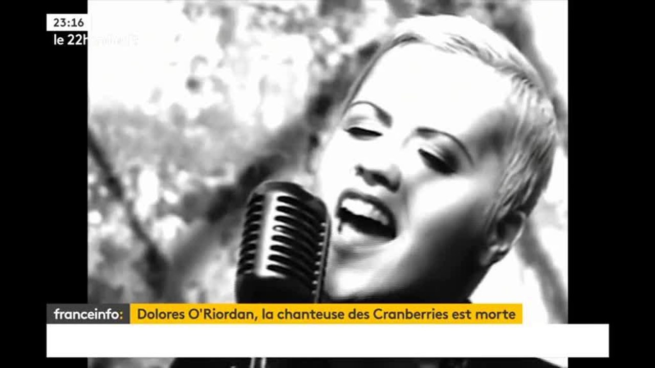 Dolores O'Riordan, la chanteuse des Cranberries, est décédée