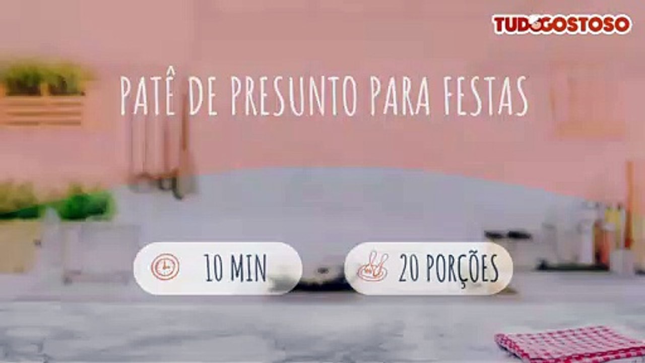 Patê de presunto para festas