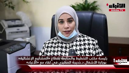 下载视频: رئيسة مكتب التخطيط والمتابعة بقطاع «المشاريع الإنشائية» بوزارة الأشغال د.خديجة المطيري في لقاء مع «الأنباء»