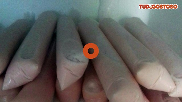 Sacolé de frutas cremoso