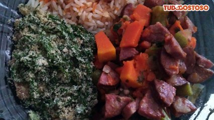 Cortadinho de abóbora e quiabo