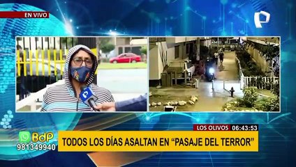 Vecinos de Los Olivos piden a alcalde de SMP que solicite declarar vecindario en emergencia