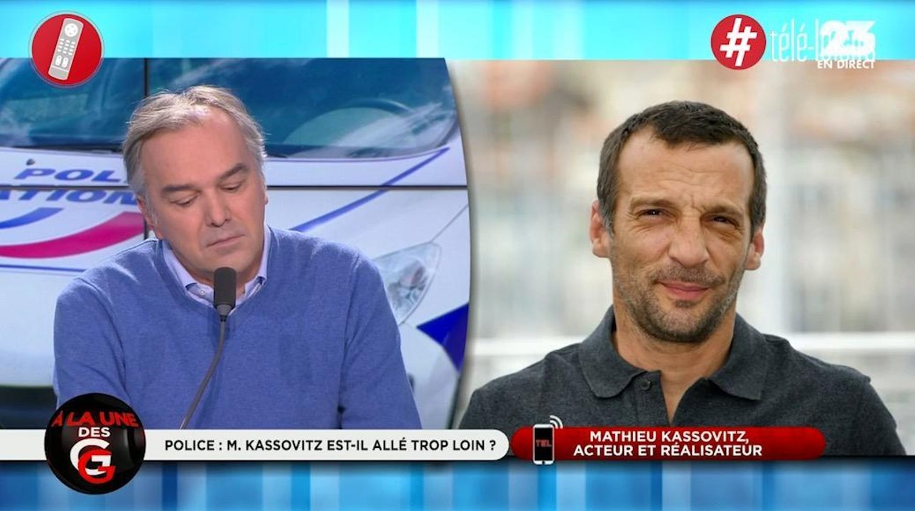 Mathieu Kassovitz en remet une couche sur la police dans Les Grandes Gueules
