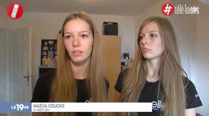 Les débuts de mannequin de Maëva Coucke, Miss France 2018 et de sa soeur jumelle