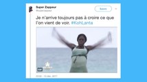 André, Tiffany et Magalie tombent ensemble des poteaux de Koh-Lanta, les Twittos éberlués