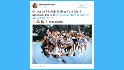 "On est en finale !" Les Twittos euphoriques après la victoire des handballeuses françaises en demi-finale du Mondial face à la Suède