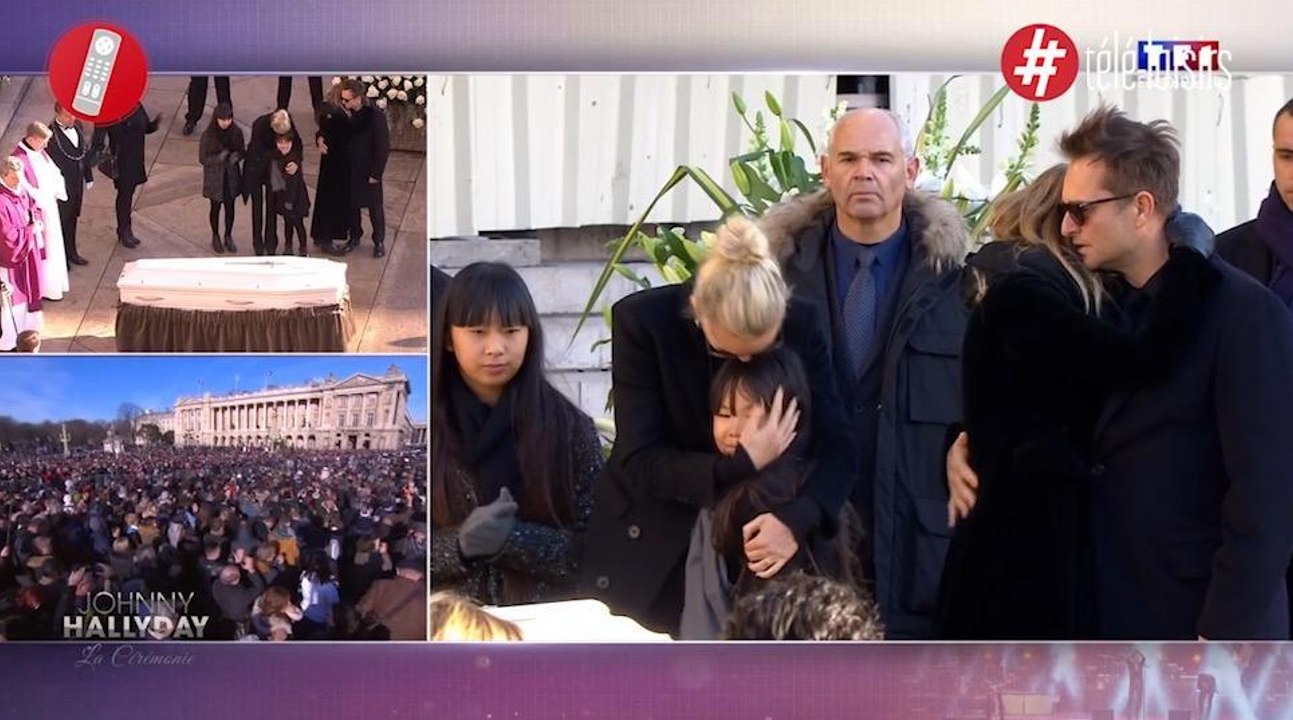 Hommage à Johnny Hallyday : Les retrouvailles déchirantes de la famille