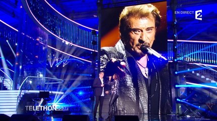 Garou et Zazie ouvrent le Téléthon en rendant hommage à Johnny Hallyday