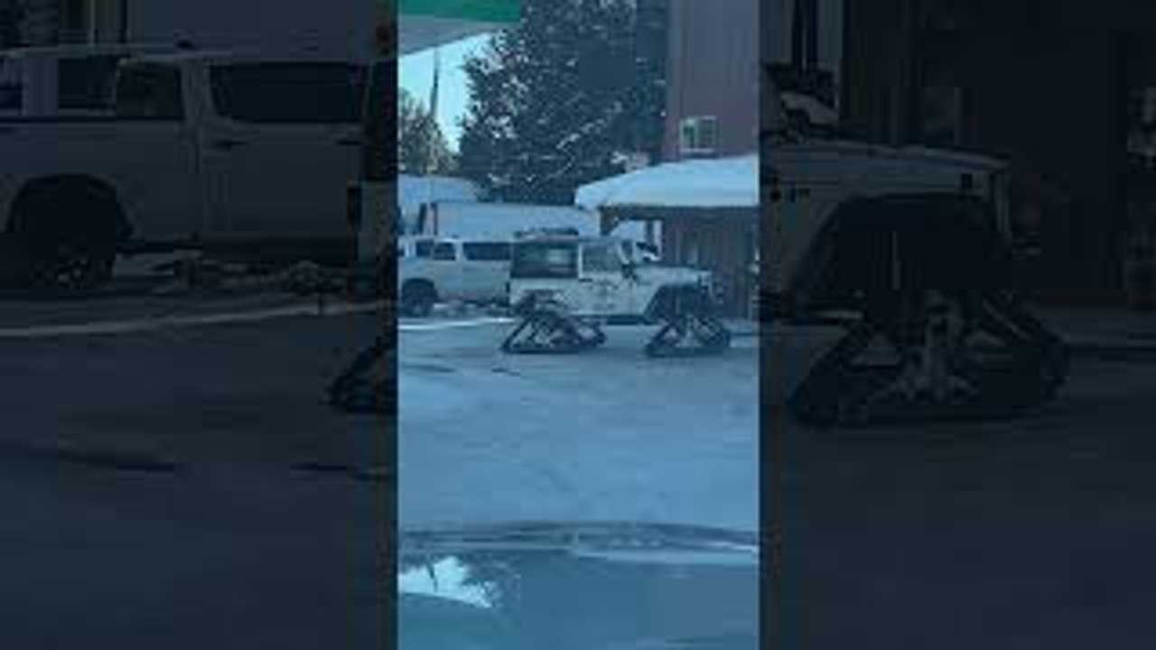 Unique Jeep Specially Suited for Snow