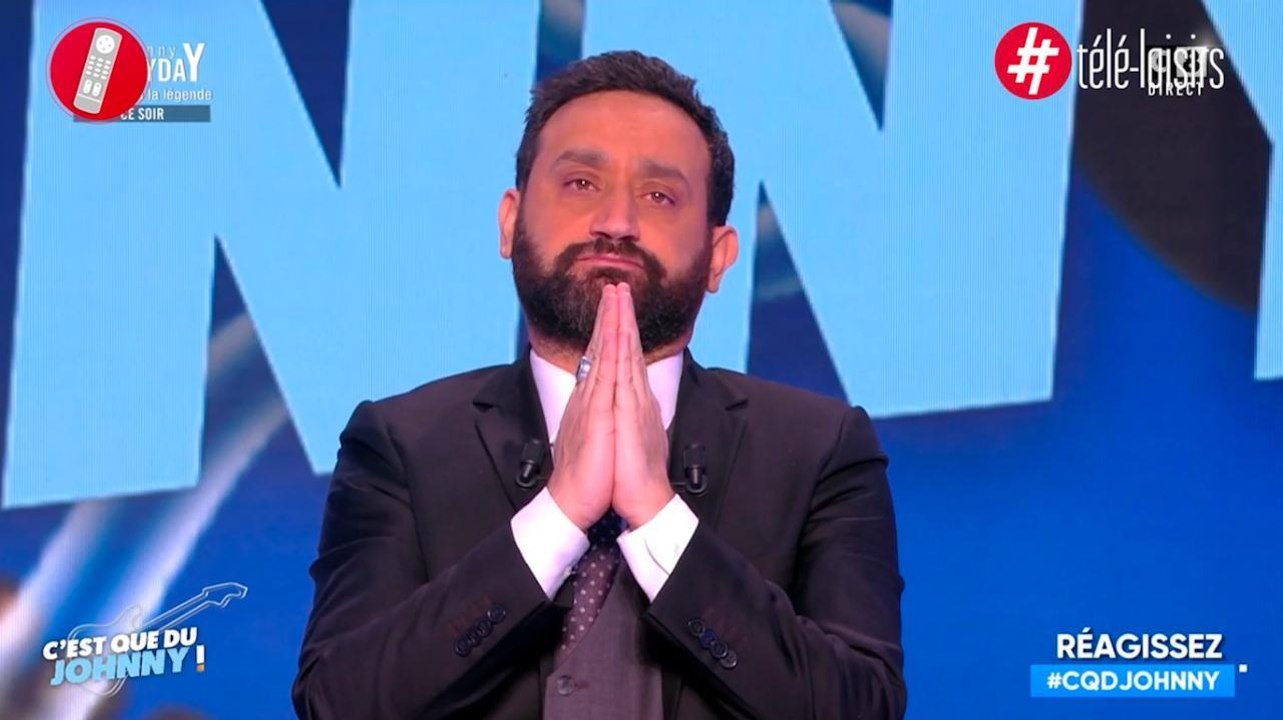 Cyril Hanouna fond en larmes après l'hommage très émouvant de Michaël Gregorio à Johnny Hallyday