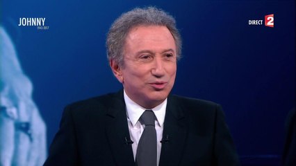 Johnny Hallyday "se battait pour fêter Noël avec ses petites filles", confie Michel Drucker