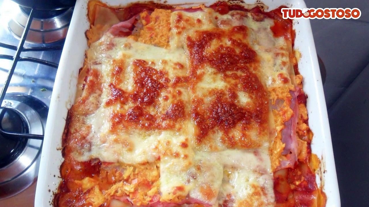 Lasanha de frango cremoso da Ju