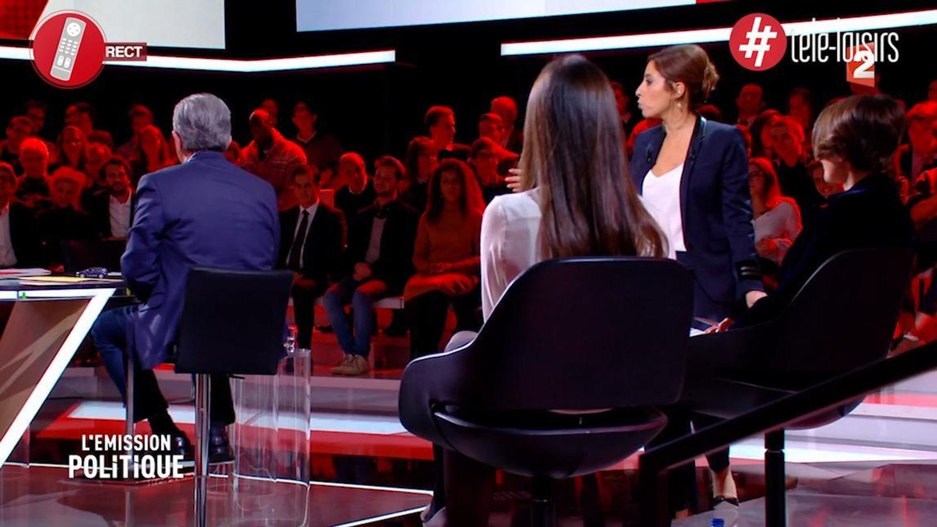 L'émission politique : Léa Salamé recadre Jean-Luc Mélenchon et se fait  huer par le public - Vidéo Dailymotion