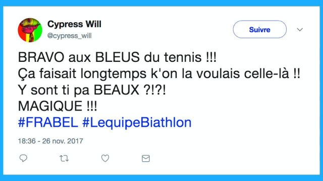 La France remporte la Coupe Davis : les félicitations des internautes !