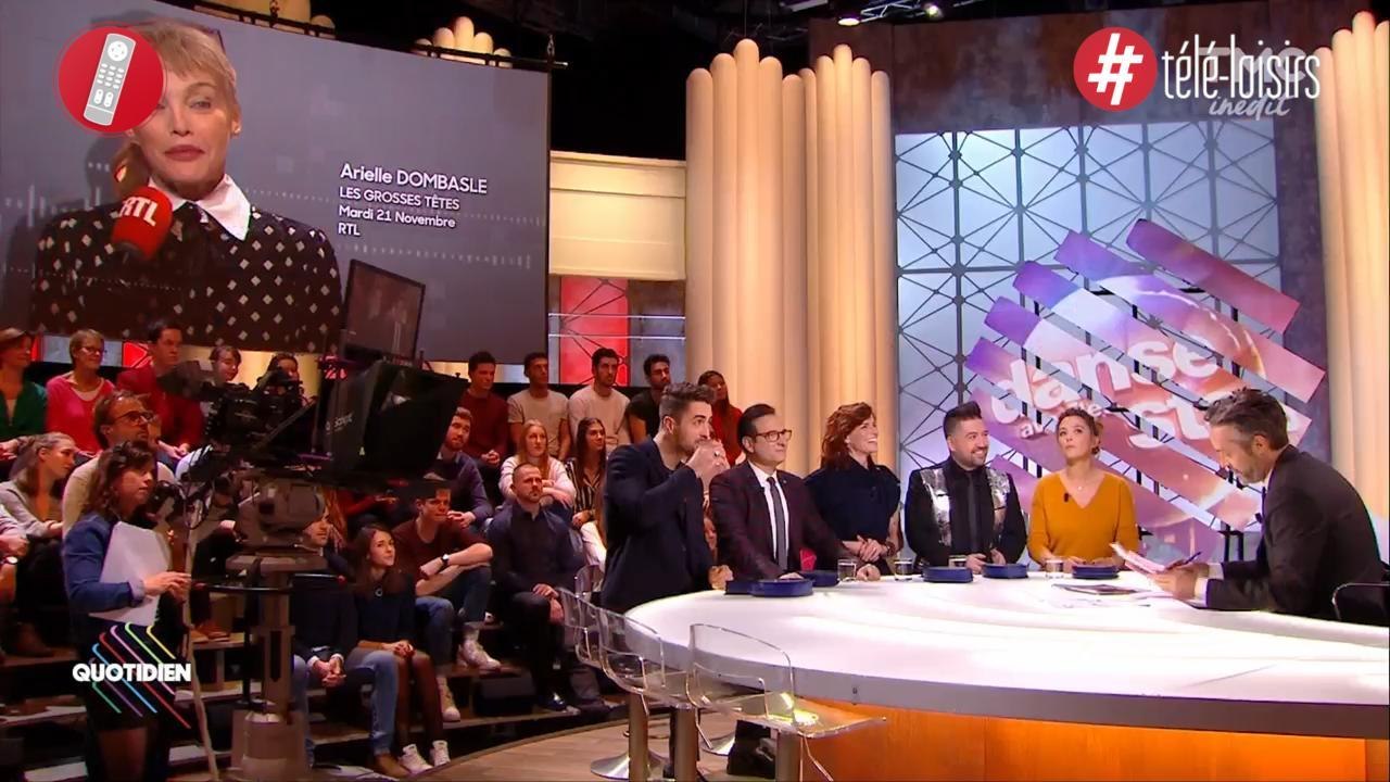 Quotidien : le jury de DALS répond aux tacles d'Arielle Dombasle