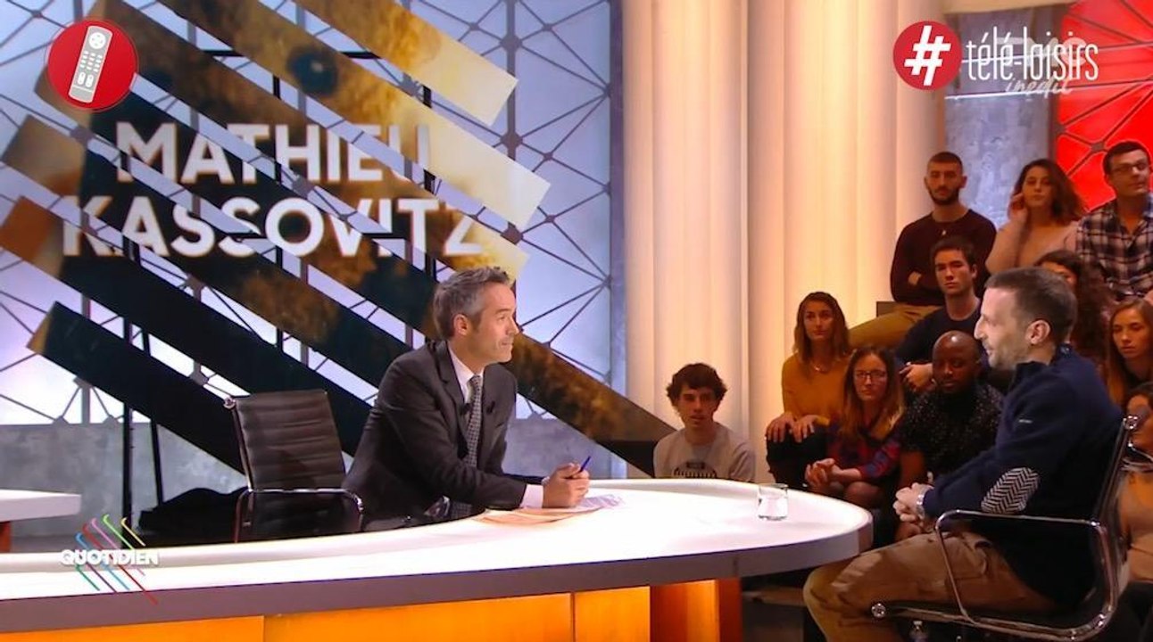 Quotidien : Malaise entre Yann Barthès et Mathieu Kassovitz sur les migrants