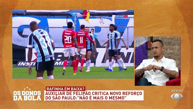 Paulo Turra, auxiliar técnico de Felipão, afirmou que Rafinha, lateral contratado pelo São Paulo, não é mais o mesmo . Será que o jogador vai ajudar o Tricolor Paulista?#OsDonosdaBola
