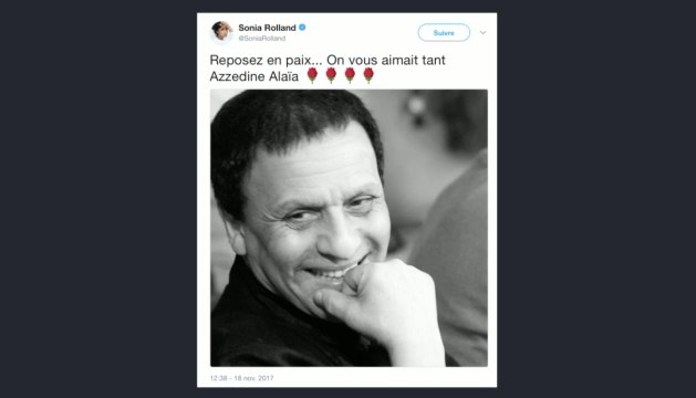 Après la mort du couturier Azzedine Alaïa, les hommages pleuvent sur les réseaux sociaux