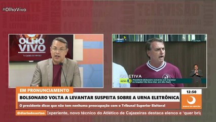 Sem apresentar provas, Bolsonaro volta a levantar suspeita sobre a urna eletrônica, diz comentarista