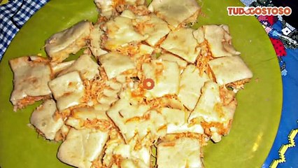Empadão de frango de liquidificador