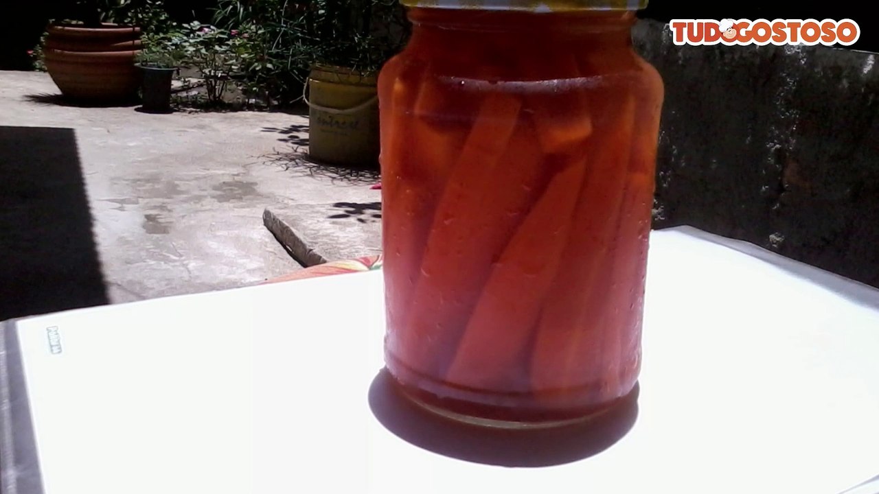 Conserva de cenoura