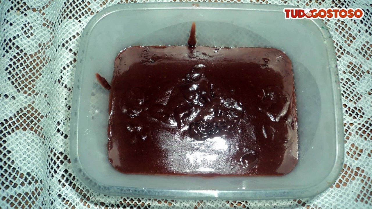 Brigadeiro de colher feito com leite em pó