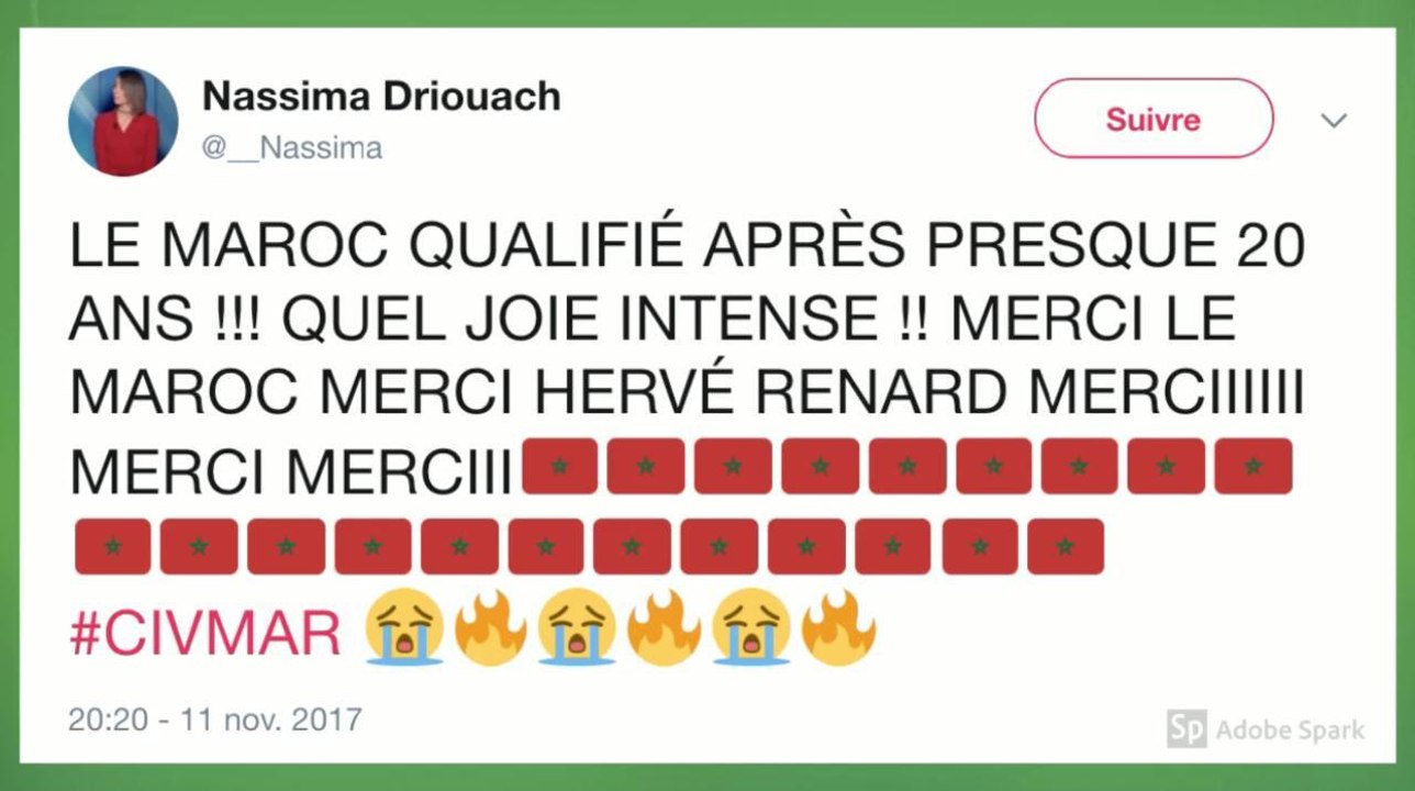 Mondial 2018 : le Maroc qualifié, Twitter s'emballe et porte aux nues Hervé Renard