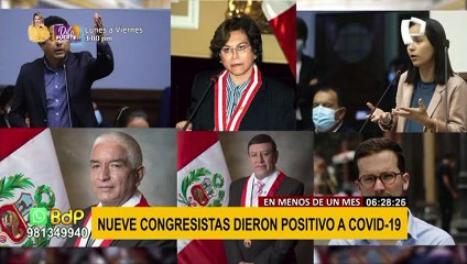 Nueve congresistas se han contagiado de coronavirus