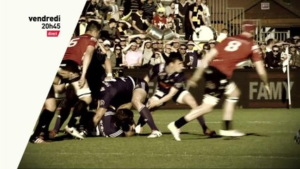 Fédérale 1 (rugby/la Chaîne l'Equipe) : Bourgoin - Chambéry