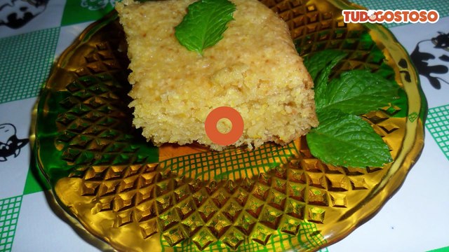 Bolo de milho cremoso sem ovos