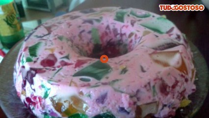 Gelatina colorida simples