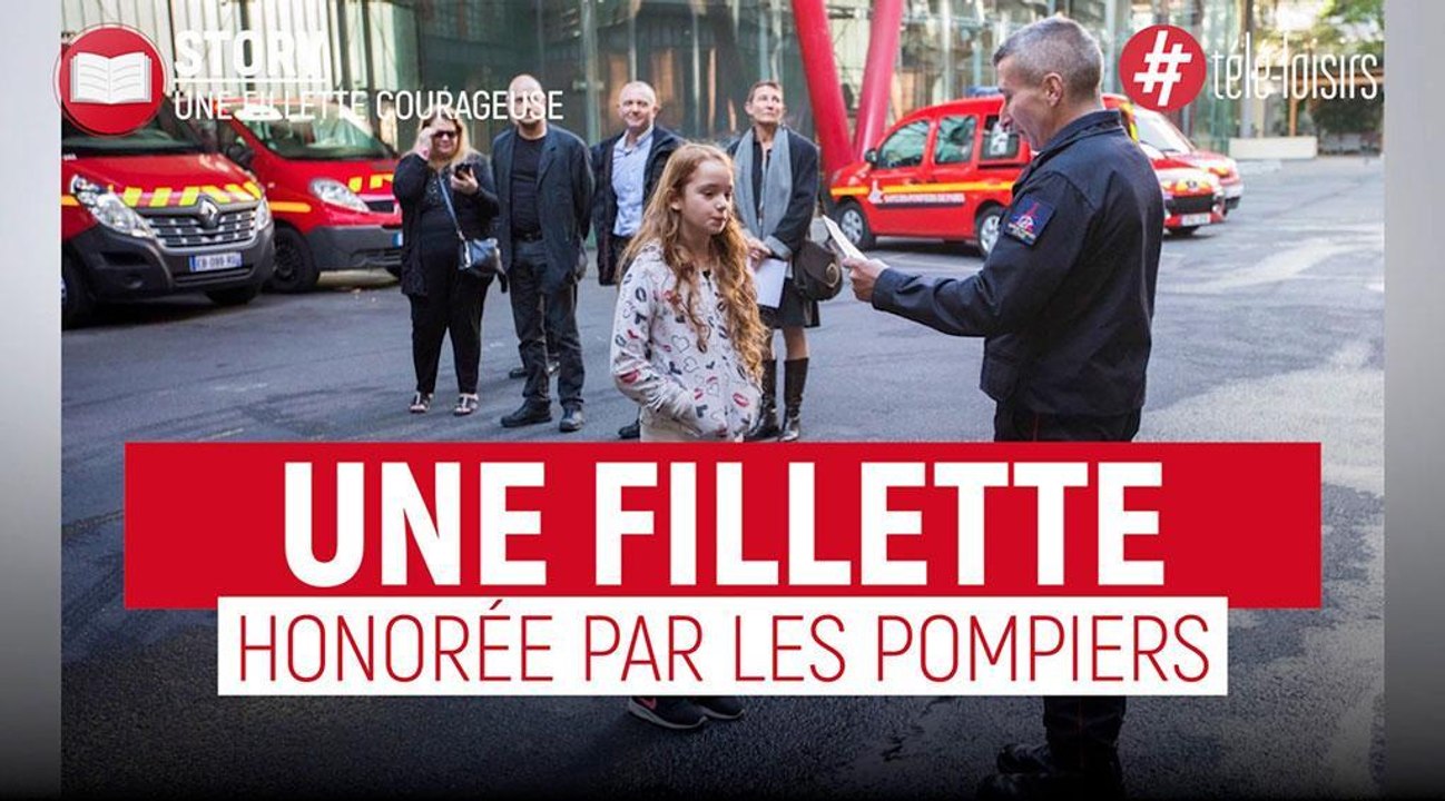 Une fillette de 9 ans honorée par les pompiers...