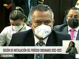 Instalada Asamblea Nacional para el período ordinario 2022-2023