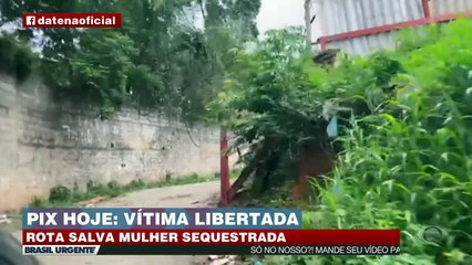 Os criminosos tamém fizeram operações com o cartão da mulher. #BrasilUrgente