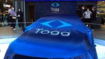 TOGG, ABD'de görücüye çıktı! İşte sedan modelinden ilk görüntüler