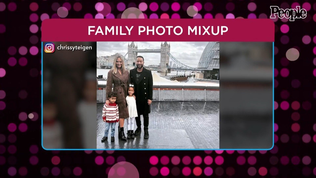 Chrissy Teigen Recounts Hilarious London Bridge Mix-Up While Trying to Snap Family Photo