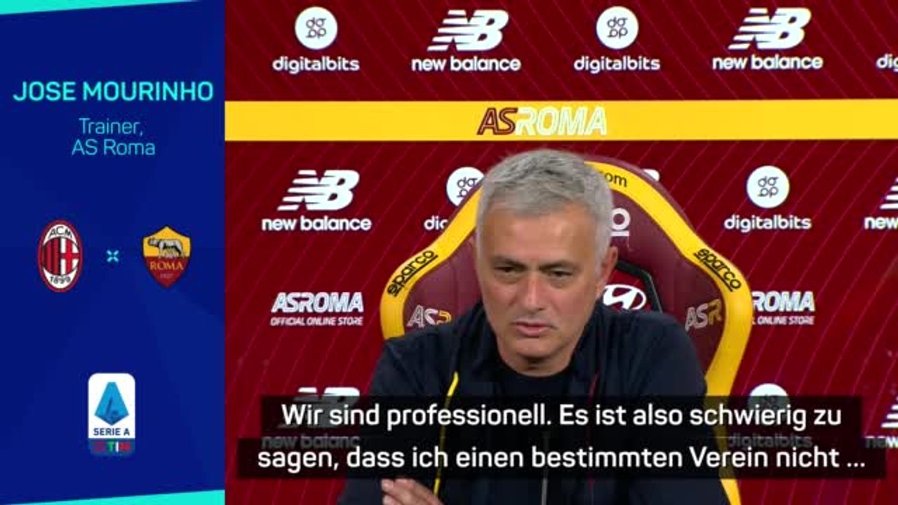 Mourinho: “Es wäre unmöglich, Lazio zu trainieren”