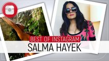 Salma Hayek : chéri, animaux, mode... Son best of Instagram (VIDEO)