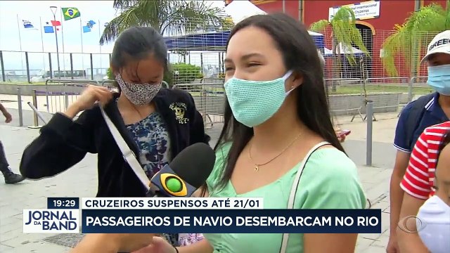 Passageiros de mais um cruzeiro com surto de Covid desembarcaram hoje no Rio. As operações foram suspensas pelo menos até o dia 21.