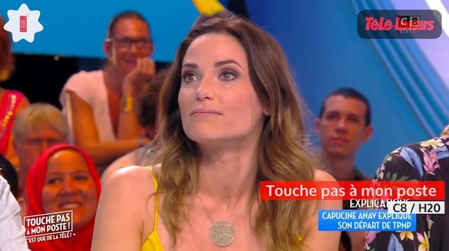 Après l'annonce de son départ, Capucine Anav fond en larmes sur le plateau de TPMP