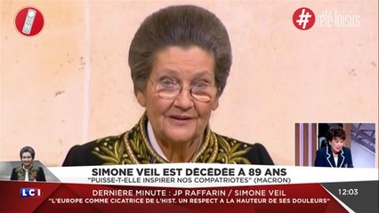 Disparition de Simone Veil : l'hommage de la classe politique