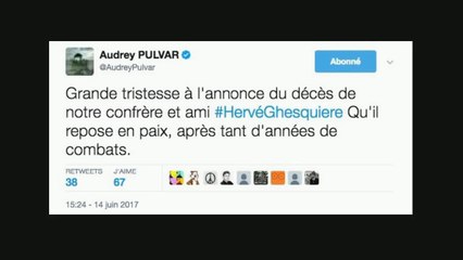 Les hommages à Hervé Ghesquière se multiplient sur Twitter
